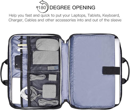 imComor 15.6 Inch Laptop Sleeve Bag, Men Women TSA Case - Image 2