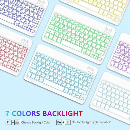 Keyboard Case for Samsung Galaxy Tab A9 Plus 5G 11 inch 2023, 7 Color Backlit - Image 5
