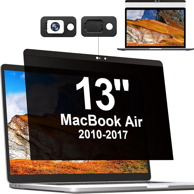 Mamol Privacy Screen MacBook Air 13 Inch, Magnetic Removable Anti Blue Light by Mamol