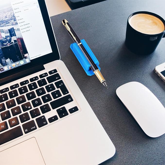 12 Pack Pen Holder for Desk, Silicone Pencil Holder - Image 9