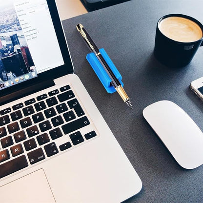 12 Pack Pen Holder for Desk, Silicone Pencil Holder - Image 9