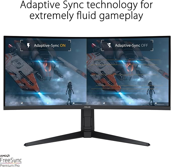 ASUS TUF Gaming 34” 1440P 1500R Curved Monitor - Image 4