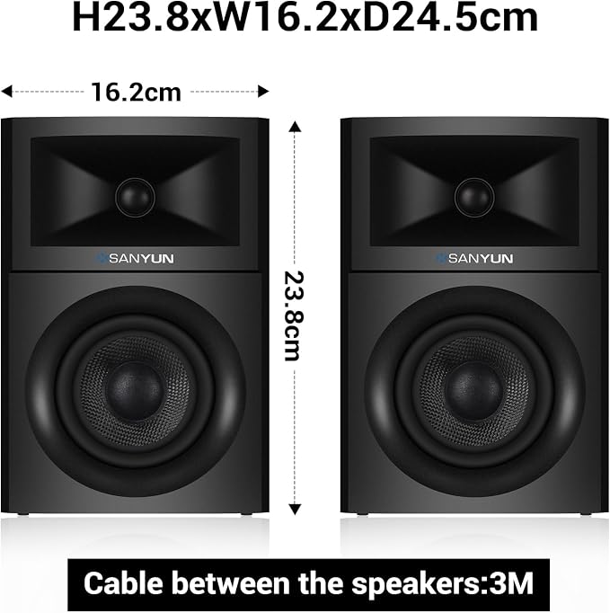 SW205 4" Bookshelf Speakers | Immersive HiFi Audio - Image 2