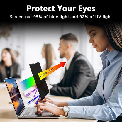 360° Magnetic Privacy Screen for MacBook Air 13.6 Inch, Removable Screen - Image 8