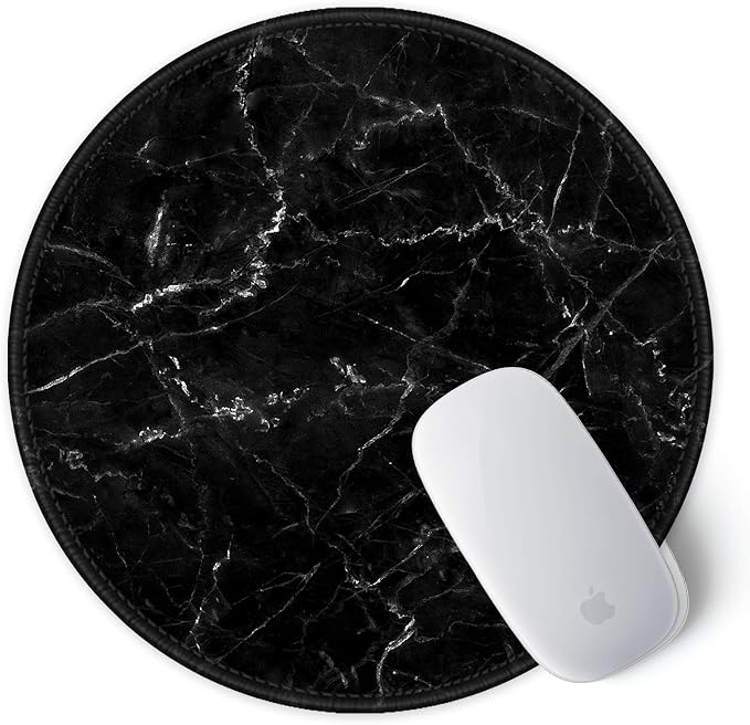 ITNRSIIET Round Mouse Pad with Stitched Edge Premium-Textured Waterproof - Image 2