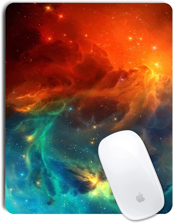 Galaxy Mouse pad, Non-Slip Washable Small Mouse mat 9.5 X 7.9 inch - Image 8