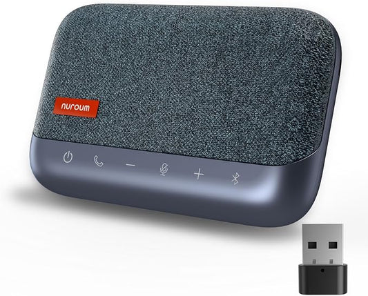 NUROUM A15 Conference Speaker and Microphone, Portable&Scalable Bluetooth by Nuroum