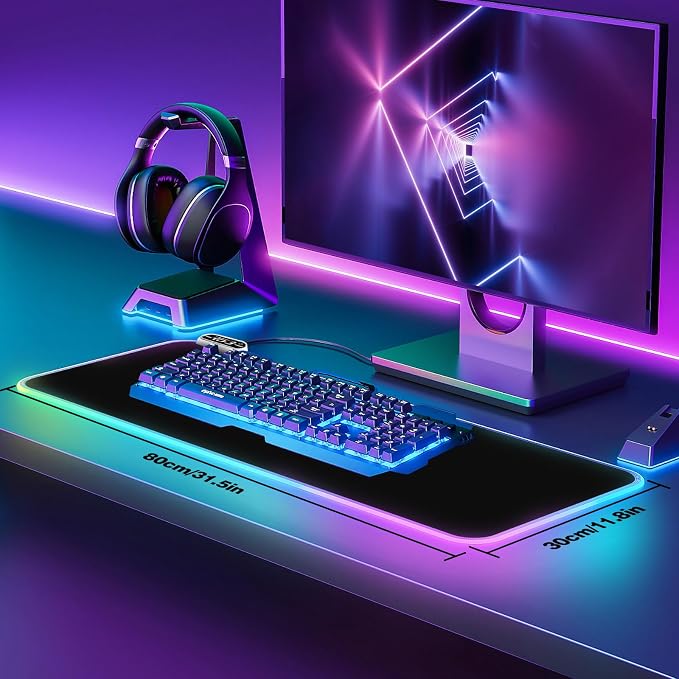 Galdas Gaming Mouse Pad XXL XL Large Long Extended Big Mousepad Non-Slip Rubber - Image 2