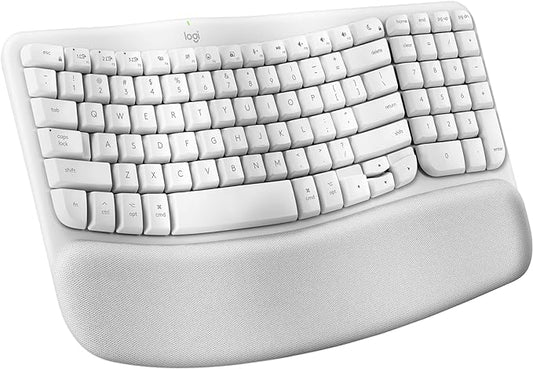Logitech Wave Keys for Mac, Wireless Ergonomic Keyboard by Logitech
