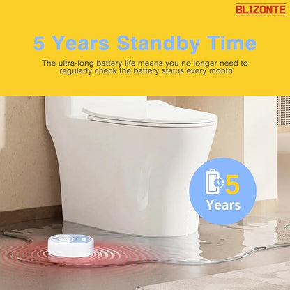 Water Leak Detector, 5-Year Battery Life, Water Alarm - Image 3