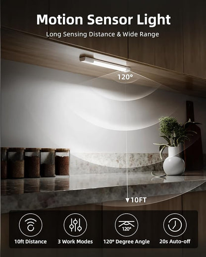 EZVALO Under Cabinet Lighting, Wireless Closet Lights, 50 LED Rechargeable - Image 2