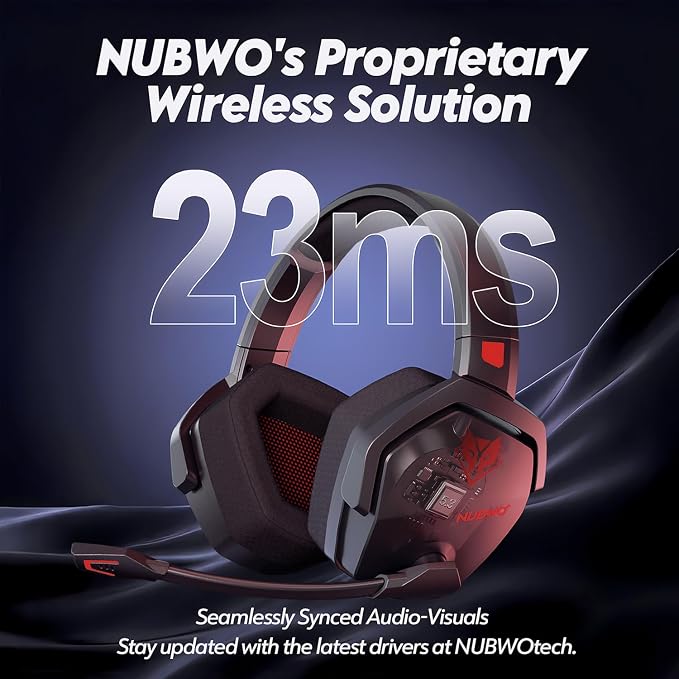 NUBWO G06 Dual Wireless Gaming Headset - Image 3