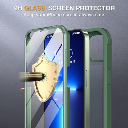 Miracase Glass Case for iPhone 13 Pro Max 6.7 inch, Upgrade Full-Body Clear - Image 6