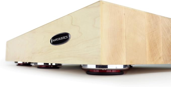 IsoAcoustics Delos Turntable Isolation Butcher Block Series: 2216M2 Maple by IsoAcoustics