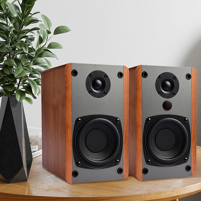 SINGING WOOD BT25 Bluetooth Active Bookshelf Speakers for - Image 7