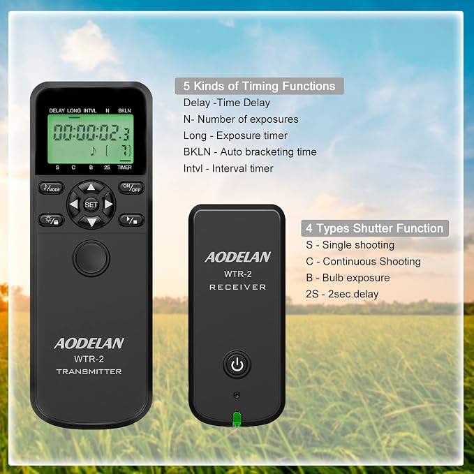 Wireless Shutter Release Timer Controller and Intervalometer - Image 2