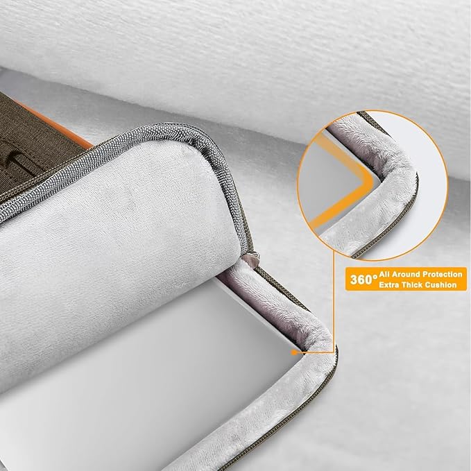MOSISO 360 Protective Laptop Case 15 inch, 15 inch Laptop Sleeve Compatible - Image 3