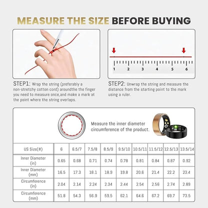 Smart Ring for Women Men, Health Tracker - Image 2