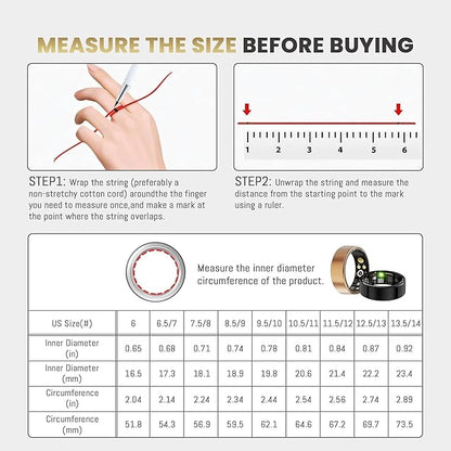 Smart Ring for Women Men, Health Tracker - Image 2