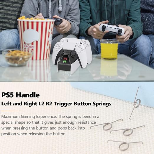 4Pcs for PS5 L2 R2 Trigger Button Springs for Sony PlayStation 5 PS5 Metal - Image 6