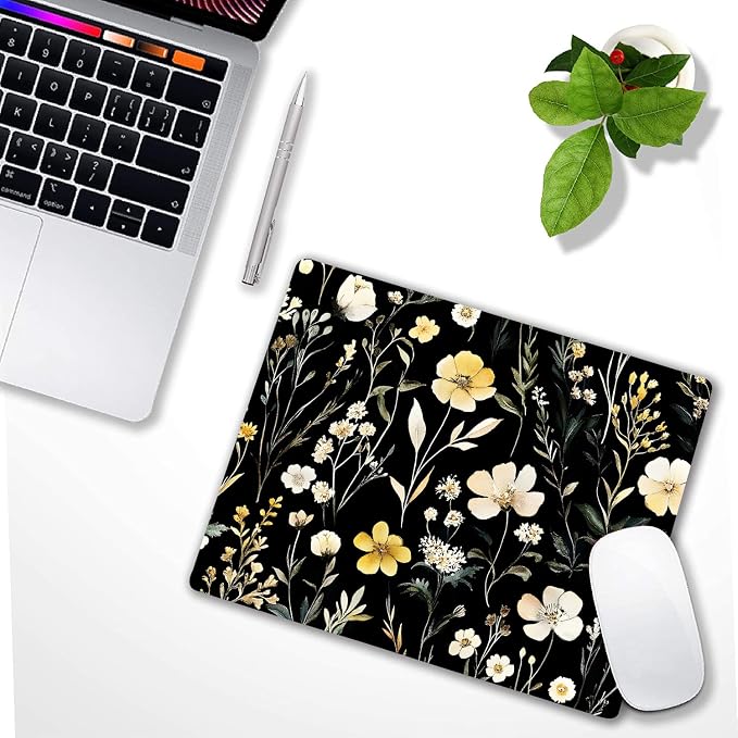 Wildflowers Aesthetic Floral Custom Mouse Pad - Image 6