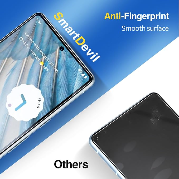 SMARTDEVIL [3+3 Pack for Google Pixel 7 Screen Protector - Image 7