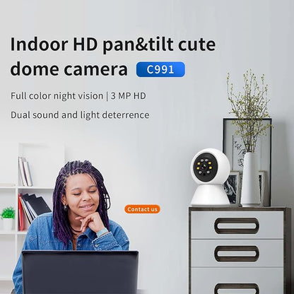 EVERSECU HD 2K 3.0MP WiFi Home Security Camera, Humanoid Auto Tracking - Image 3