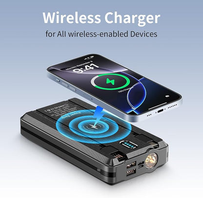 Solar Power Bank Portable Charger 52800mAh 5V/3A Fast Charging Battery Pack - Image 5