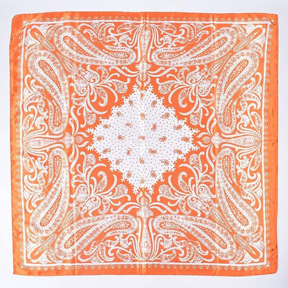 4Pcs Silk Head Scarves for Women Satin Hair Scarf 35”Large Square Bandana Silk - Image 3