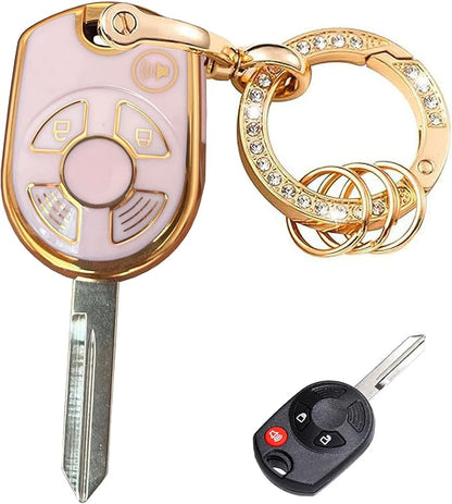 Keyless Entry Systems for Ford Key Fob Cover Fit for Ford Transit Mustang by Rilnaewn