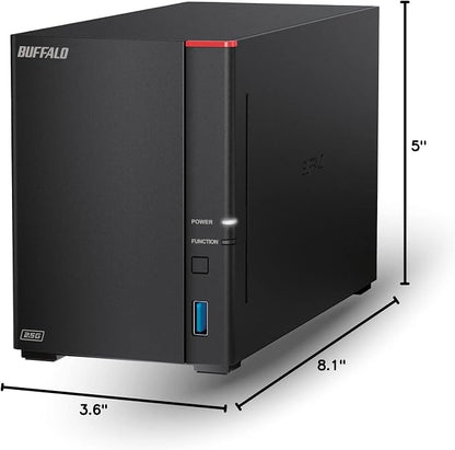BUFFALO LinkStation 720 8TB 2-Bay Home Office Private Cloud Data Storage - Image 10