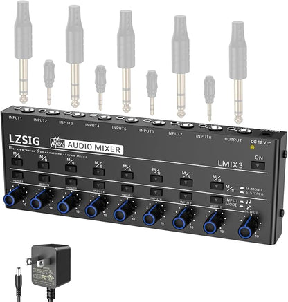 LZSIG Audio Mixer, Stereo Line Mixer - Image 8