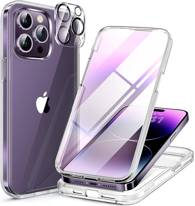 Miracase Glass Series Designed for iPhone 14 Pro Case 6.1 Inch, Upgrade by Miracase