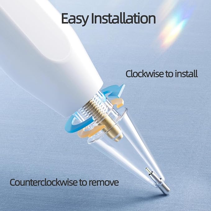 Replacement Pencil Tips for Apple Pencil Pro, Fine Point Metal Tip for Apple - Image 6