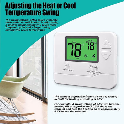 Suuwer Non-Programmable Thermostat - Image 7