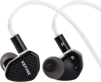 Linsoul Kefine Klean in Ear Monitor, 10mm DLC Diaphragm Dynamic Driver HiFi by Linsoul