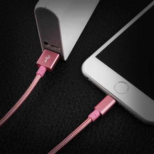 IDISON [MFi Certified 5Pack iPhone Charger USB Lightning Cable Nylon Braided - Image 2