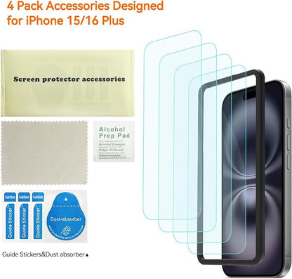 4 Pack Anti Blue Light Screen Protector - Image 3