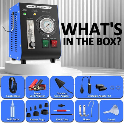 Smoke Machine Automotive Leak Detector Built in Air Pump, EVAP Smoke Machine - Image 9