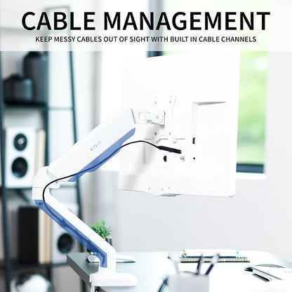 VIVO Single 17 to 32 inch Monitor Height Adjustable Counterbalance Mechanical - Image 8