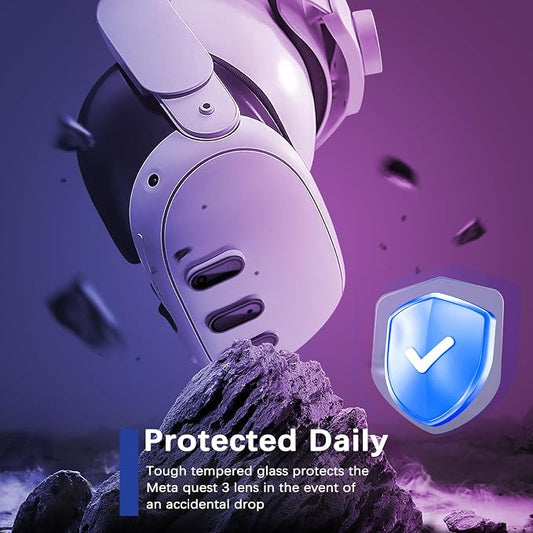 Camera Lens Protector for Oculus Meta Quest 3 Accessories, Thin 9H Tempered - Image 2