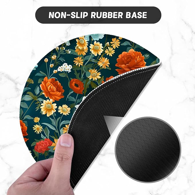 ITNRSIIET Round Mouse Pad with Stitched Edge Premium-Textured Waterproof - Image 3