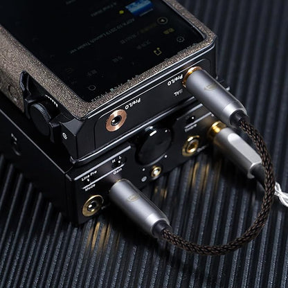 okcsc 4.4MM Male to 3.5MM Pro Male Ultra Short Hifil Male to Male AUX Audio - Image 8