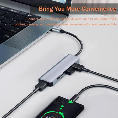 VIENON 5 in 1 Aluminum USB-C Hub - Image 6