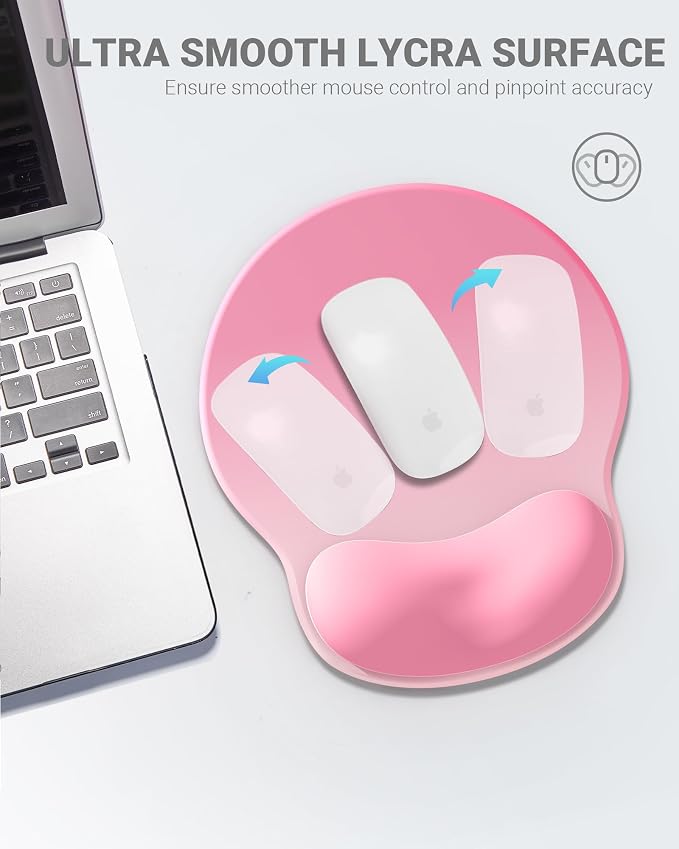 Ergonomic Mouse Pad Wrist Support, Comfortable Mouse Pad Wrist Rest, Relieve - Image 5