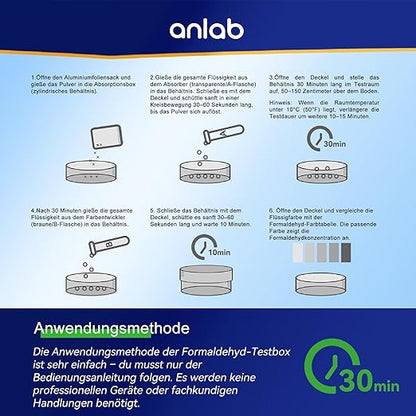 anlab™ Air Formaldehyde DIY Test Kit - Image 6