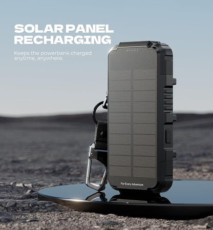 Dexnor Solar Charger Power Bank 27, 65W PD3.0 & QC3.0 Fast Charging Powerbank - Image 7
