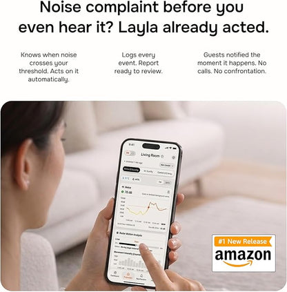 Layla Noise Monitoring Device for Airbnb, Office & Home | Noise & Occupancy - Image 2