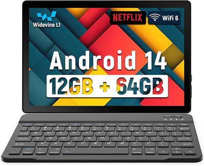 Latest 2025 Upgraded Android Tablet 10.1 Inch by Jeazans