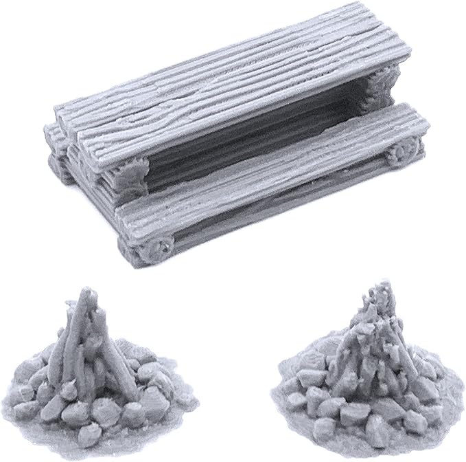 EnderToys Traveler's Camp II by Printable Scenery, 3D Printed Tabletop RPG - Image 6
